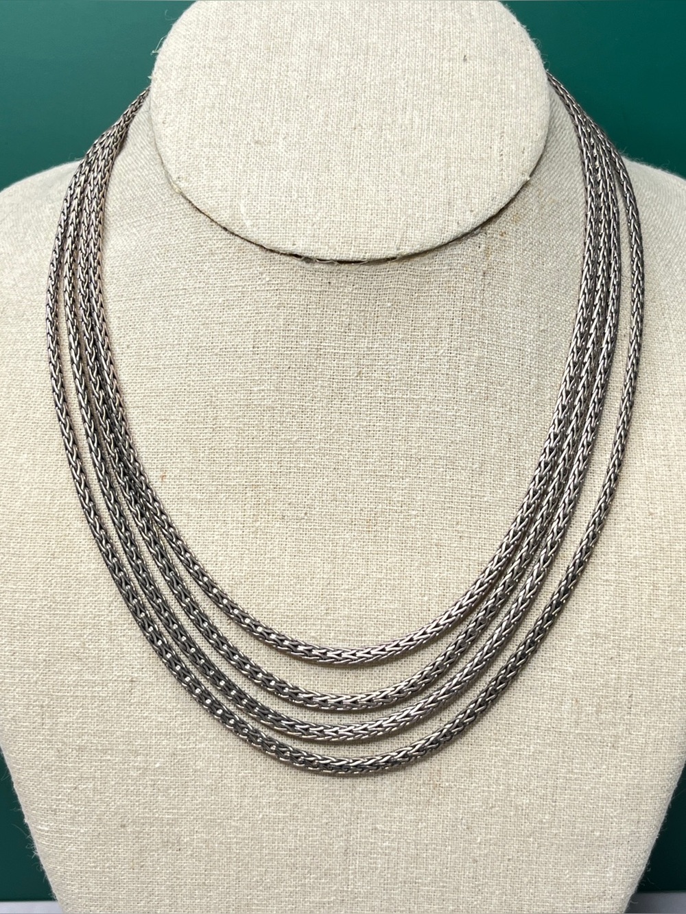 John Hardy 72.5” EXTRA LONG wheat chain 3.45mm sterling silver 925